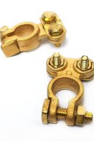 Bornes de bronce Mula positivo